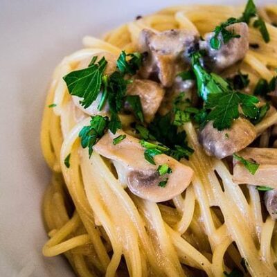 mushroom-alfredo