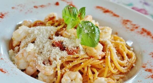 Prawn Parmesan Pasta